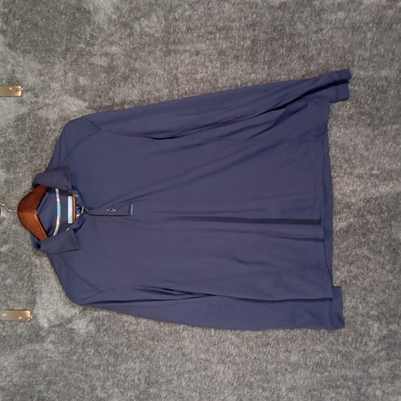 IBKUL Long Sleeve Polo Golf Icefil Technology Upf 50 Mens Small - Picture 2 of 10